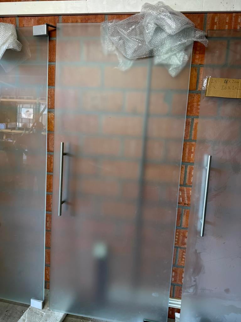 3 portes intérieures vitrées, Bricolage & Construction, Enlèvement, Neuf