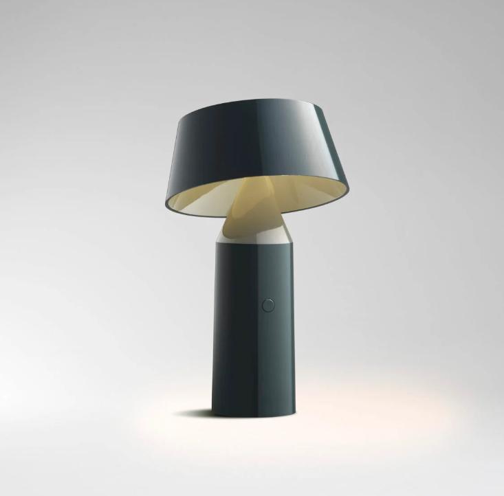 Marset Bicoca anthracite tafellamp, Ophalen, Design Christophe Mathieu, Kunststof, Nieuw