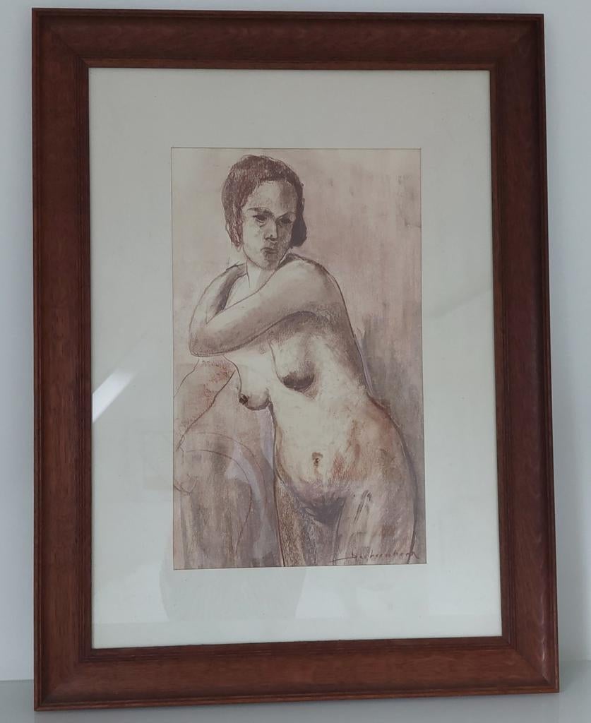 Origineel werk Paul de Leenheer kunstschilder geen afdruk !, Antiek en Kunst, Ophalen