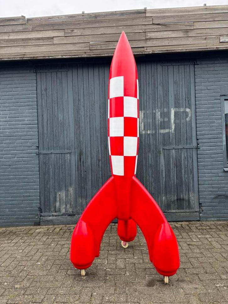 Décoration de fusée publicitaire Mega Big, Collections, Statues & Figurines, Utilisé, Fantasy, Enlèvement