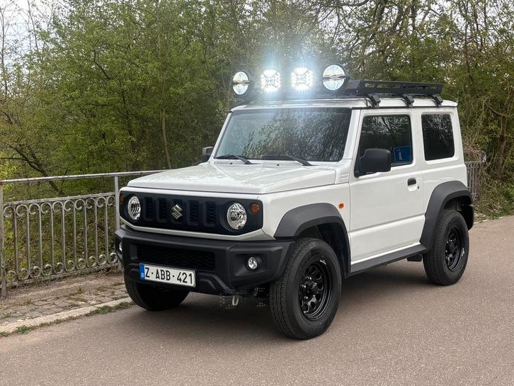 Suzuki Jimny HJ, blanc 2024, galerie de toit, projecteurs..., Autos, Suzuki, Entreprise, Jimny, 4x4, ABS, Airbags, Air conditionné