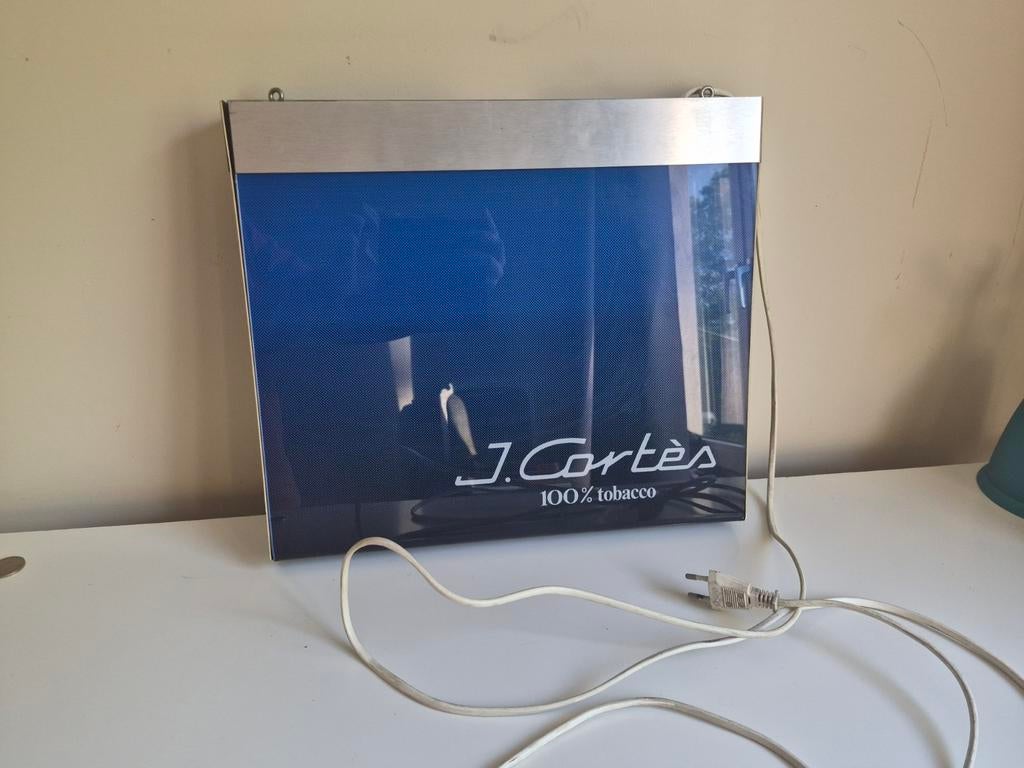 enseigne publicitaire lumineuse J. Cortès,, Collections, Enlèvement ou Envoi