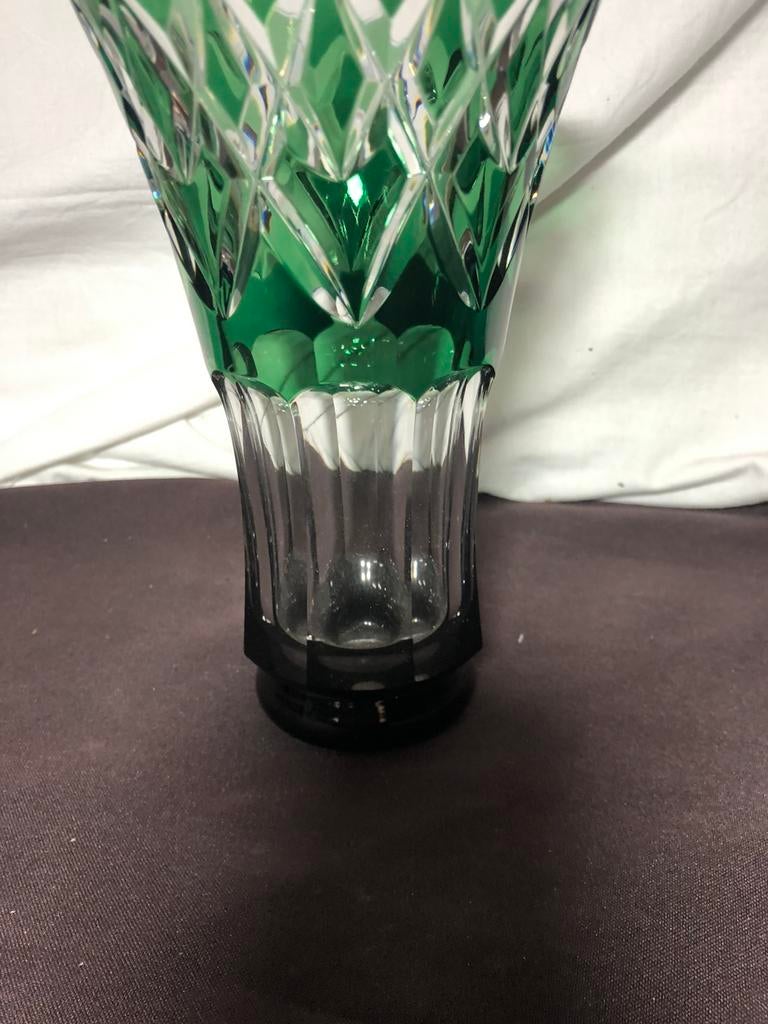 Vase Val St Lambert signé de 20 cm de haut, Antiquités & Art, Antiquités | Verre & Cristal, Enlèvement