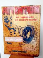 Vintage reclamebord Michelin, Ophalen of Verzenden, Reclamebord