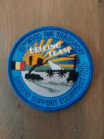 Patch Belgian Air Force 15 Wing Deicing Team, Verzamelen, Verzenden, Luchtmacht, Embleem of Badge