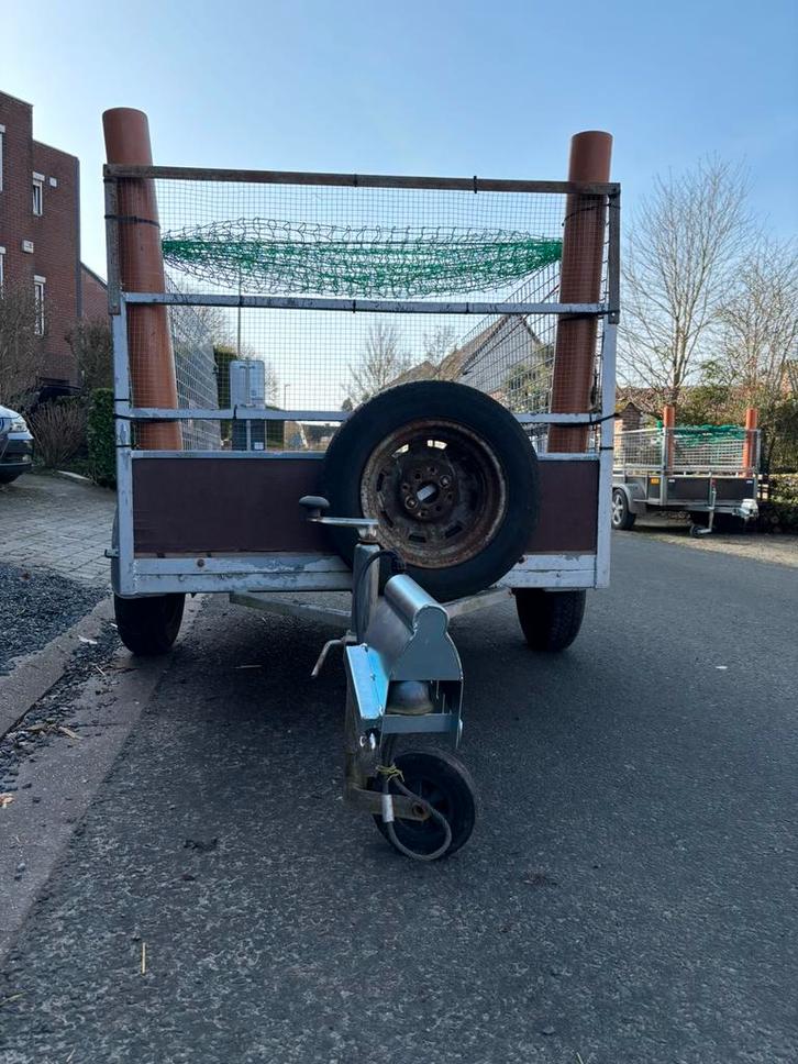 Remorque grillagée 500kg, Autos : Divers, Remorques, Utilisé, Enlèvement