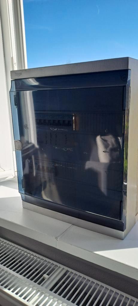 Coffret hager tableau complet Fusibles et disjoncteurs faire, Doe-het-zelf en Bouw, Elektriciteit en Kabels, Zo goed als nieuw