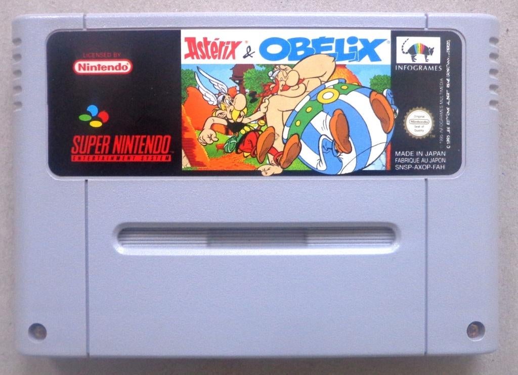Asterix & Obelix voor de Europese Super Nintendo, Games en Spelcomputers, Games | Nintendo Super NES, Gebruikt, Ophalen of Verzenden