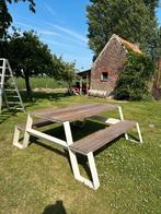 picknicktafel 180cm VONK, Tuin en Terras, Ophalen, Gebruikt, Rechthoekig, Hout