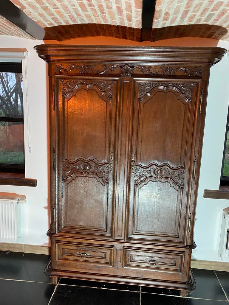 Armoire ancienne en chêne 1800, Enlèvement