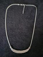 Zilveren halsketting, Enlèvement ou Envoi, Comme neuf, Avec pendentif, Argent