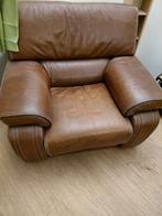 Salon 2 canapés (2 et 3 places) et 1 fauteuil, en cuir, Maison & Meubles, Enlèvement, Utilisé, Cuir