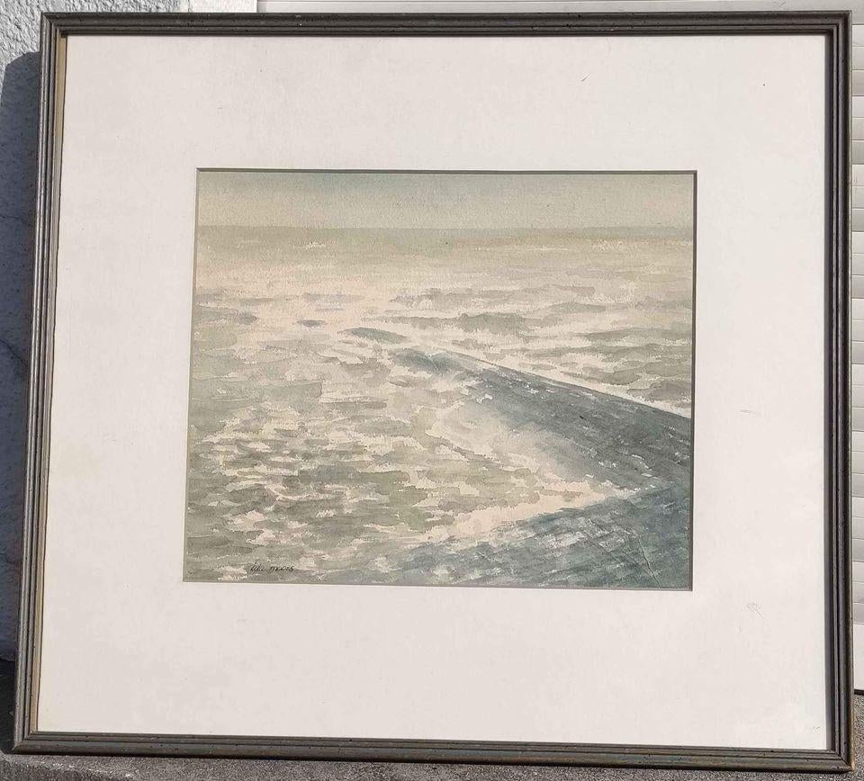 Aquarelle signe Ida moors, Ophalen of Verzenden