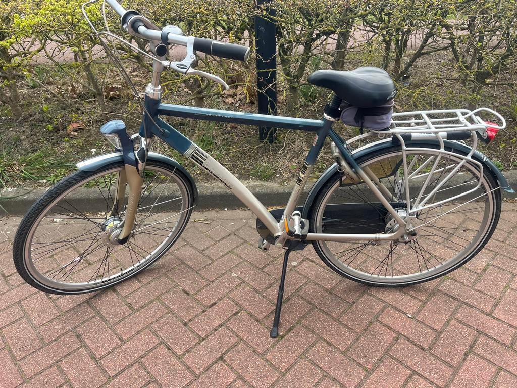 Baravus Crescendo 7 speed Herenfiets, Ophalen, Zo goed als nieuw, Batavus, Versnellingen
