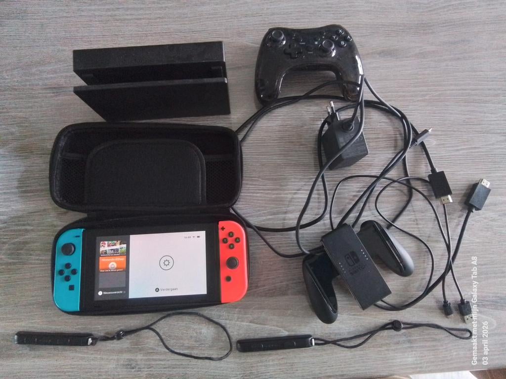 Nintendo switch console, Ophalen