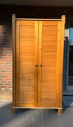 Houten kast gratis op te halen, Huis en Inrichting, Kasten | Kleerkasten, Ophalen, Gebruikt, Met plank(en), 50 tot 100 cm