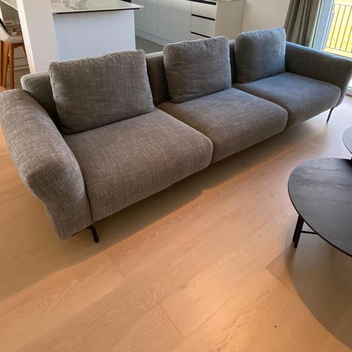 Moderne 3-zits zetel – zo goed als nieuw (300 cm), Huis en Inrichting, Zetels | Complete zithoeken, Ophalen