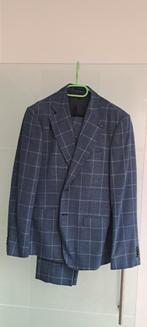 Blauw geruit kostuum WE, Vêtements | Hommes, WE, Enlèvement, Bleu, Taille 52/54 (L)