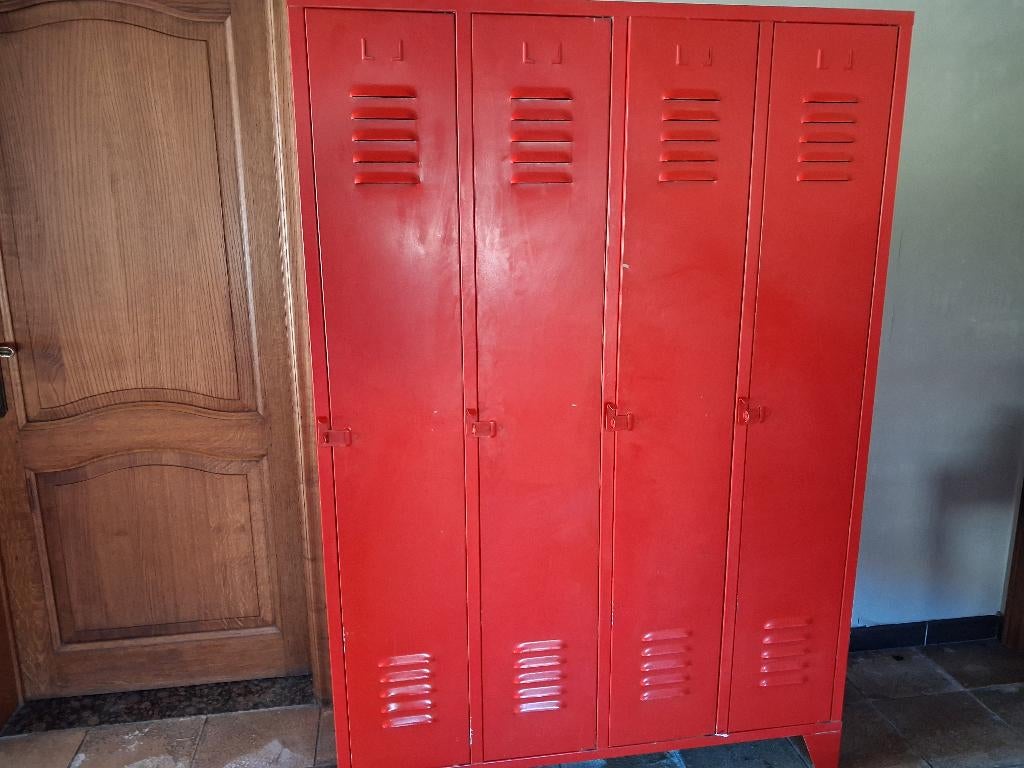 Metalen lockerkast, Ophalen, Gebruikt, Metaal