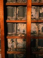 Partij Hollandse BLAUW GESMOORD Russel–Tiglia dakpannen, Doe-het-zelf en Bouw, Ophalen, Gebruikt, Steen of Klei, Blauw