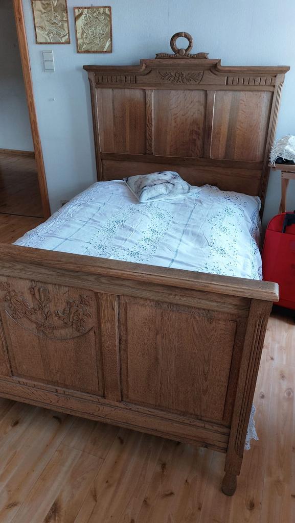 À vendre lit en chêne, Enlèvement, Comme neuf, Deux personnes