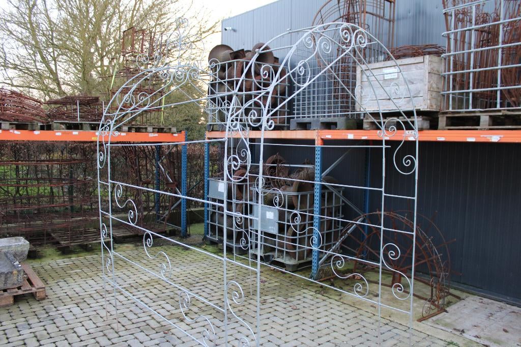 tuintunnel smeedijzeren volledig gegalvaniseerde bar, Ophalen, Zo goed als nieuw