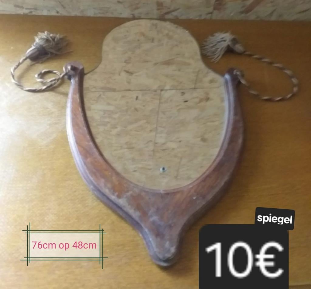 Antieke spiegel, Antiek en Kunst, Ophalen