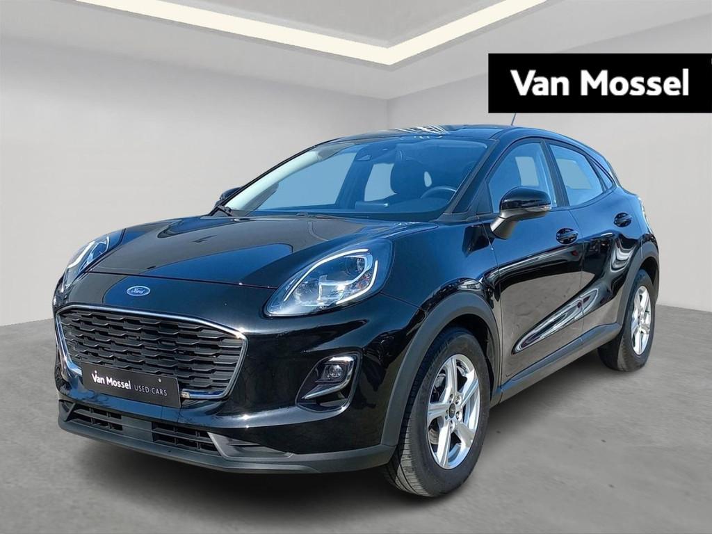 Ford Puma 1.0i Ecoboost mHEV 92kW Titanium, Auto's, Voorwielaandrijving, Stof, Zwart, Bedrijf