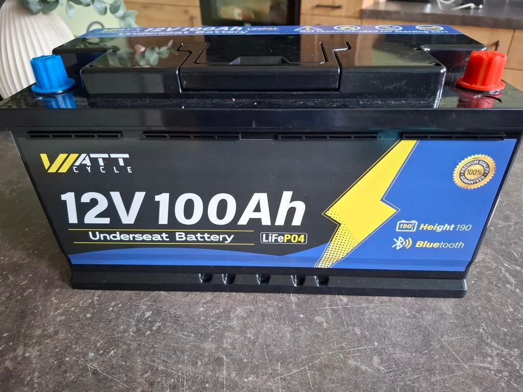 12V 100Ah Lithium accu, Ophalen