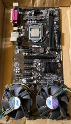 Crypto mining hardware moederbord Asrock H81 Pro BTC, Computers en Software, Moederborden, DDR3, Ophalen of Verzenden, Zo goed als nieuw