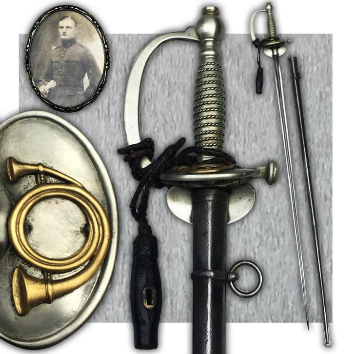 🚨France : Rare Épée Préval de Chasseur - XIX - Original, Collections, Objets militaires | Général, Armée de terre, Enlèvement ou Envoi