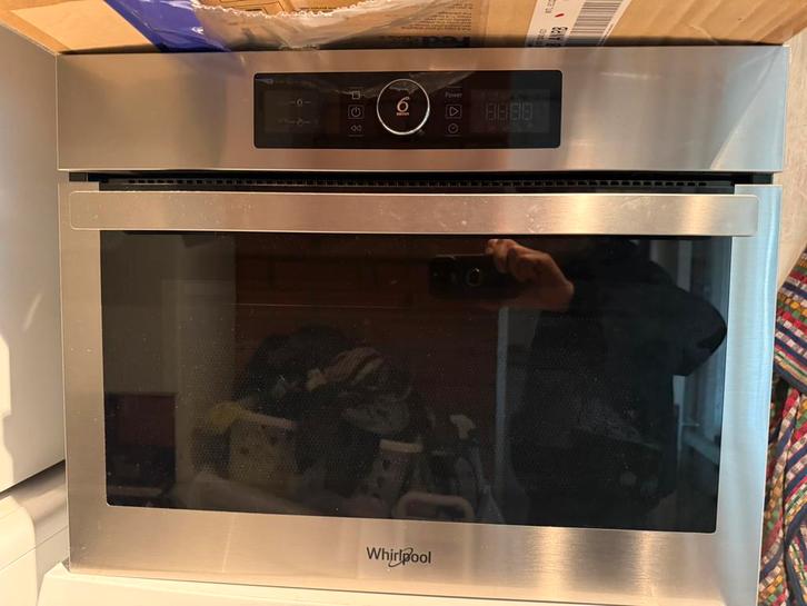 Four à micro-ondes encastré Whirlpool AMW 9603/IX, Electroménager, Fours, Comme neuf, Encastré, 45 à 60 cm, Enlèvement