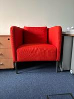 Rode Zetel / fauteuil, Ophalen, Eenpersoons, Minder dan 75 cm, Zo goed als nieuw