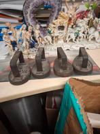 4 gietijzeren strijkijzers, Ophalen of Verzenden