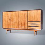 Sideboard Vintage Dressoir Oswald Vermaercke V-form 1960's, Enlèvement, Teck