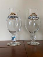 2 bierglazen Hoegaarden Grand Cru, Verzamelen, Ophalen, Zo goed als nieuw, Bierglas