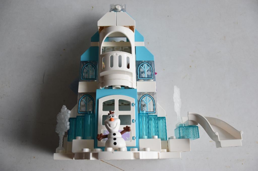 Duplo 10899 Frozen ijskasteel, Ophalen, Compleet, Zo goed als nieuw, Complete set