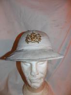 Casque tropical de la Force publique du Congo belge, Collections, Enlèvement ou Envoi, Armée de terre, Casque ou Béret