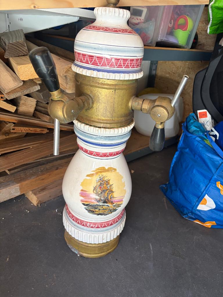 oude biertap / bierpomp (tapzuil), Ophalen