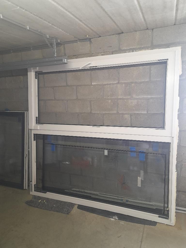 Porte fenêtre oscillo et coulissante REHAU, Bricolage & Construction, Enlèvement, Utilisé, 150 à 225 cm, 150 à 225 cm