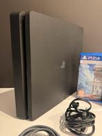 PlayStation 4 Slim 1TB 3 games toebehoren en controller, Enlèvement ou Envoi, Comme neuf, Slim