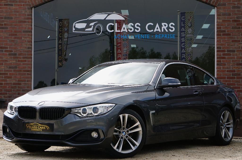BMW 420i Coupé SPORT LINE BI-XENON NAVI PDC AV/AR CARNET BMW, Argent ou Gris, Achat, Euro 6, Entreprise