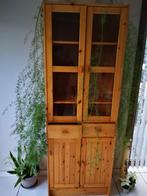4 stapelbare grenen kastjes, Ophalen, Gebruikt, Grenenhout, Met deur(en)