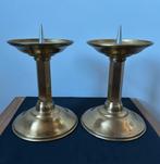 2 grands chandeliers en cuivre jaune, Antiquités & Art, Enlèvement ou Envoi, Cuivre ou Bronze