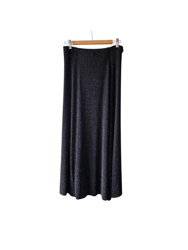 Lange zwarte glitterrok van het merk Alexon maat 38/40, Kleding | Dames, Rokken, Zwart, Ophalen of Verzenden