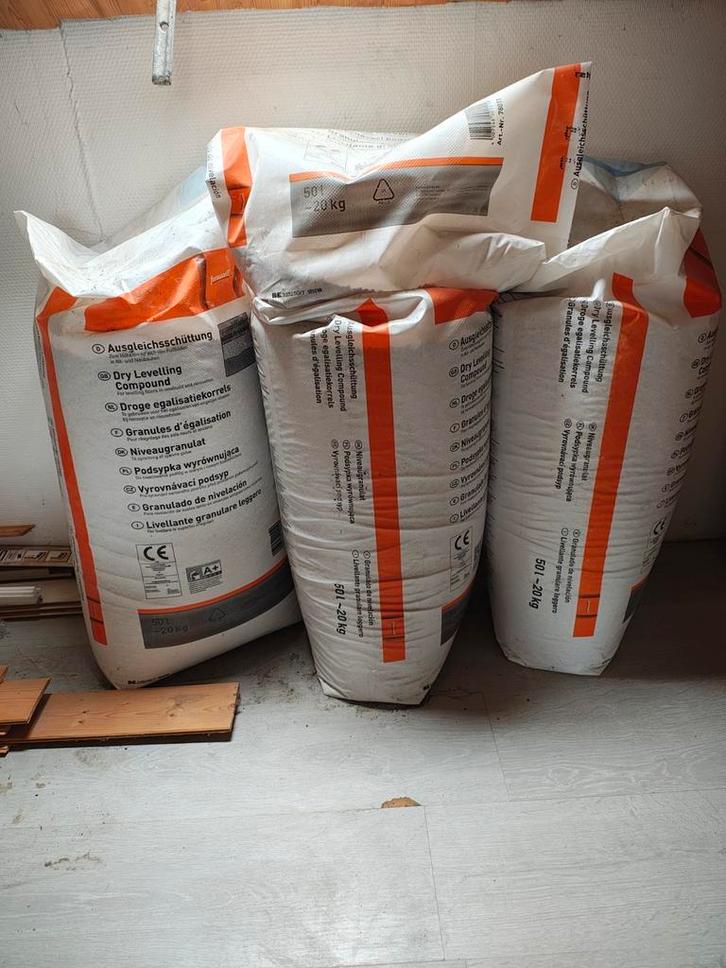Granulé de nivelage fermacell, Bricolage & Construction, Isolation & Étanchéité, Enlèvement