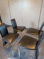 Chaise haute de cuisine noire, Enlèvement, Utilisé, Métal, Modern