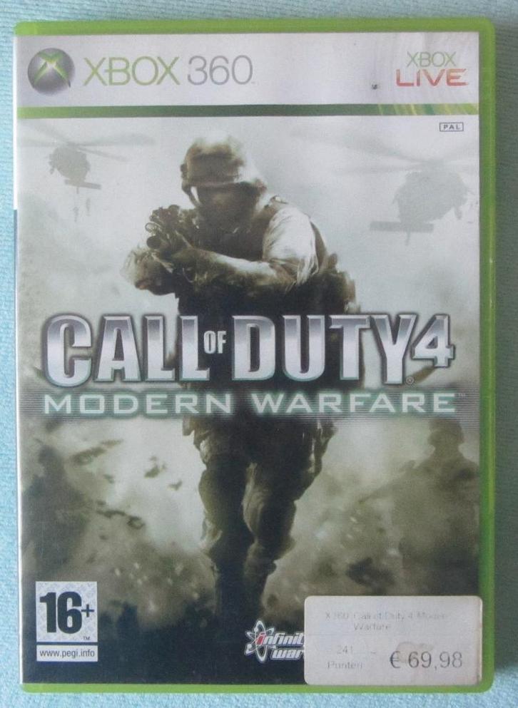 XBox 360 - Call of Duty - verzameling spelletjes - 5 stuks, Games en Spelcomputers, Games | Xbox 360, Zo goed als nieuw, Avontuur en Actie