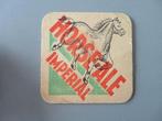 oud bierviltje Horse - Ale Imperial paarden, Enlèvement ou Envoi, Comme neuf, Sous-bock, Autres marques