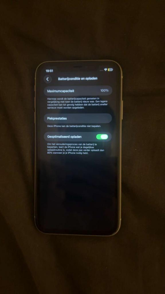 Iphone 11- 64GB, Telecommunicatie, Mobiele telefoons | Apple iPhone, Zo goed als nieuw, 64 GB, iPhone 11, Wit, Ophalen of Verzenden